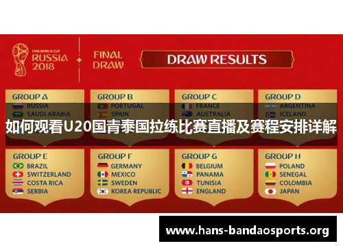 如何观看U20国青泰国拉练比赛直播及赛程安排详解