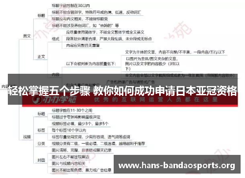 轻松掌握五个步骤 教你如何成功申请日本亚冠资格